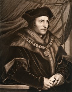 Sir Thomas More, 1527, 1902 door Hans Holbein der Jüngere