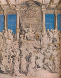 Salomo en de Koningin van Sheba, c1534 door Hans Holbein der Jüngere