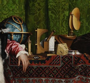 De ambassadeurs (detail), 1533
