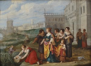 Vondst van Mozes door Hans Jordaens III