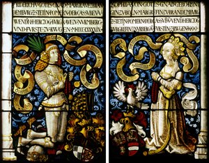Markgraaf Frederik van Brandenburg-Ansbach 1460-1536 en zijn vrouw Sophia Jagiellon 1464-1512, 149 door Hans Kamberger