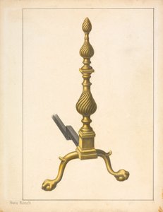 Haardijzer (een van een paar)