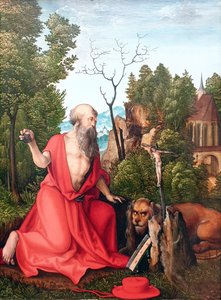 Duits: Hiëronymus Hiëronymus in de woestijn