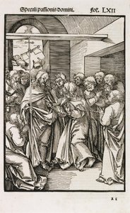 Thomas twijfelt aan de wonden van Christus