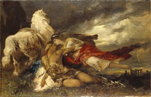 Valkyrie en een Stervende Held