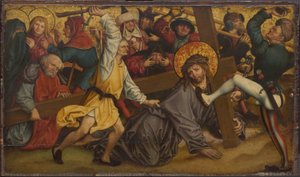 Christus draagt het kruis door Hans Maler