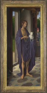 De heilige Johannes de Doper. Circa 1478 door Hans Memling