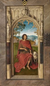Buitenpaneel van het drieluik van Jan Floreins door Hans Memling