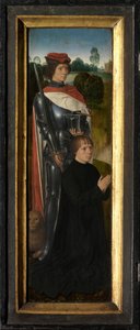 Linker vleugel van het Drieluik van Adriaan Reins door Hans Memling