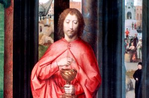 Mystieke Huwelijk van St. Catherine en Andere Heiligen, (detail), c1453-1494
