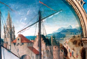 St Ursula Schrijn, Vertrek uit Bazel, Detail, 1489