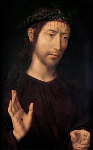 De Man van Smarten Zegen door Hans Memling
