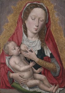 Maagd en Kind, c. 1470-1480 door Hans Memling