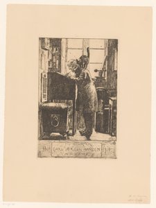 Vader van de kunstenaar door Hans Nicolai Aksel Hansen