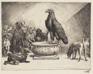 De adelaar en de honden door Hans Nikolaj Hansen
