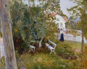 Zomerlandschap door Hans Olaf Heyerdahl