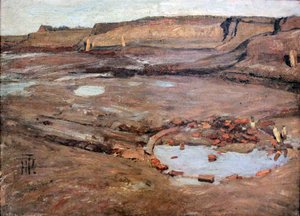 Woonheuvel op Oland door Hans Peter Feddersen