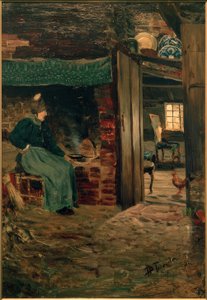 De oude Sös aan de haard, Klockries