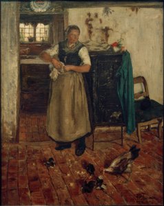 H.P. Feddersen, Friezin in de keuken