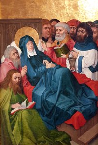 De dood van Maria door Hans Pleydenwurff