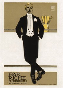 Bar Riche, 1907 door Hans Rudi Erdt