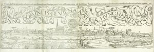 Stadsgezicht van Wenen in 1548, 1550