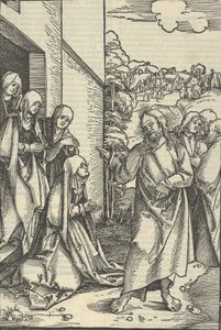 Christus Neemt Afscheid van Zijn Moeder, uit Speculum passionis domini nostri Ihesu Christi