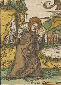 Christus als Goede Herder, uit Das Plenarium, 1517 door Hans Schäufelein the Elder