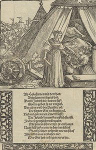 Judith met het hoofd van Holophernes, uit Das Büchle Memorial door Hans Schäufelein the Elder