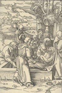 De graflegging, uit Speculum passionis domini nostri Ihesu Christi