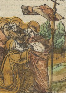 De ongeloof van Thomas, uit Das Plenarium, 1517 door Hans Schäufelein the Elder