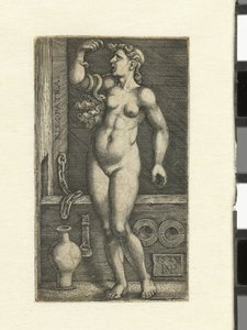 Dood van Cleopatra door Hans Sebald Beham