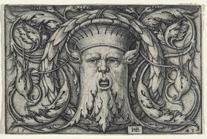 Mascaron, 1543 (gravure op geschept papier)