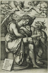 Geduld door Hans Sebald Beham