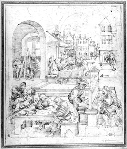 Wetenschap, Kunst en Handel door Hans Sebald Beham