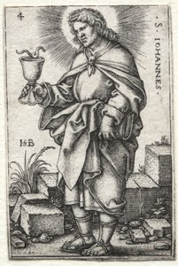 St. Johannes, 1545-1546 door Hans Sebald Beham