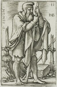 St. Simon, plaat 11 uit De Twaalf Apostelen