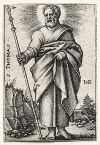 Sint Thomas door Hans Sebald Beham