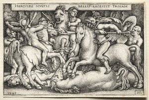 De werken van Hercules: Hercules verovert Troje
