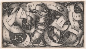 De kleine lolbroek door Hans Sebald Beham