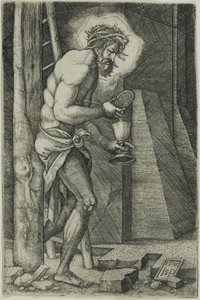 De man van smarten door Hans Sebald Beham