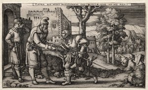 De Verloren Zoon door Hans Sebald Beham