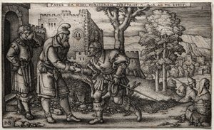 De Verloren Zoon door Hans Sebald Beham