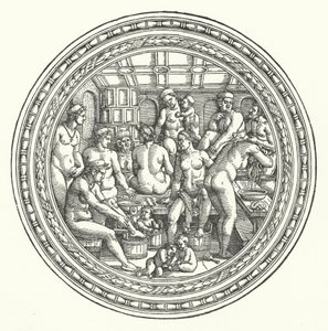 Het Vrouwenbad door Hans Sebald Beham