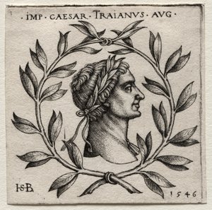 Trajanus door Hans Sebald Beham
