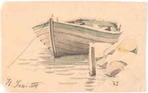 In een roeiboot