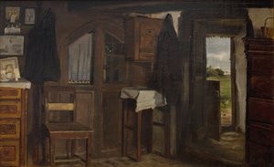 Interieur van een boerderij door Hans Smidth