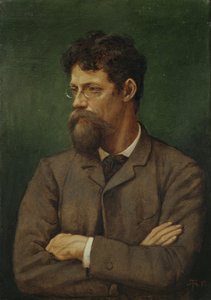 De schilder Albert Lang door Hans Thoma