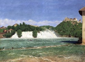 De Rijnwaterval bij Schaffhausen door Hans Thoma