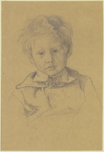 Kinderportret van de zoon van Victor Müller door Hans Thoma